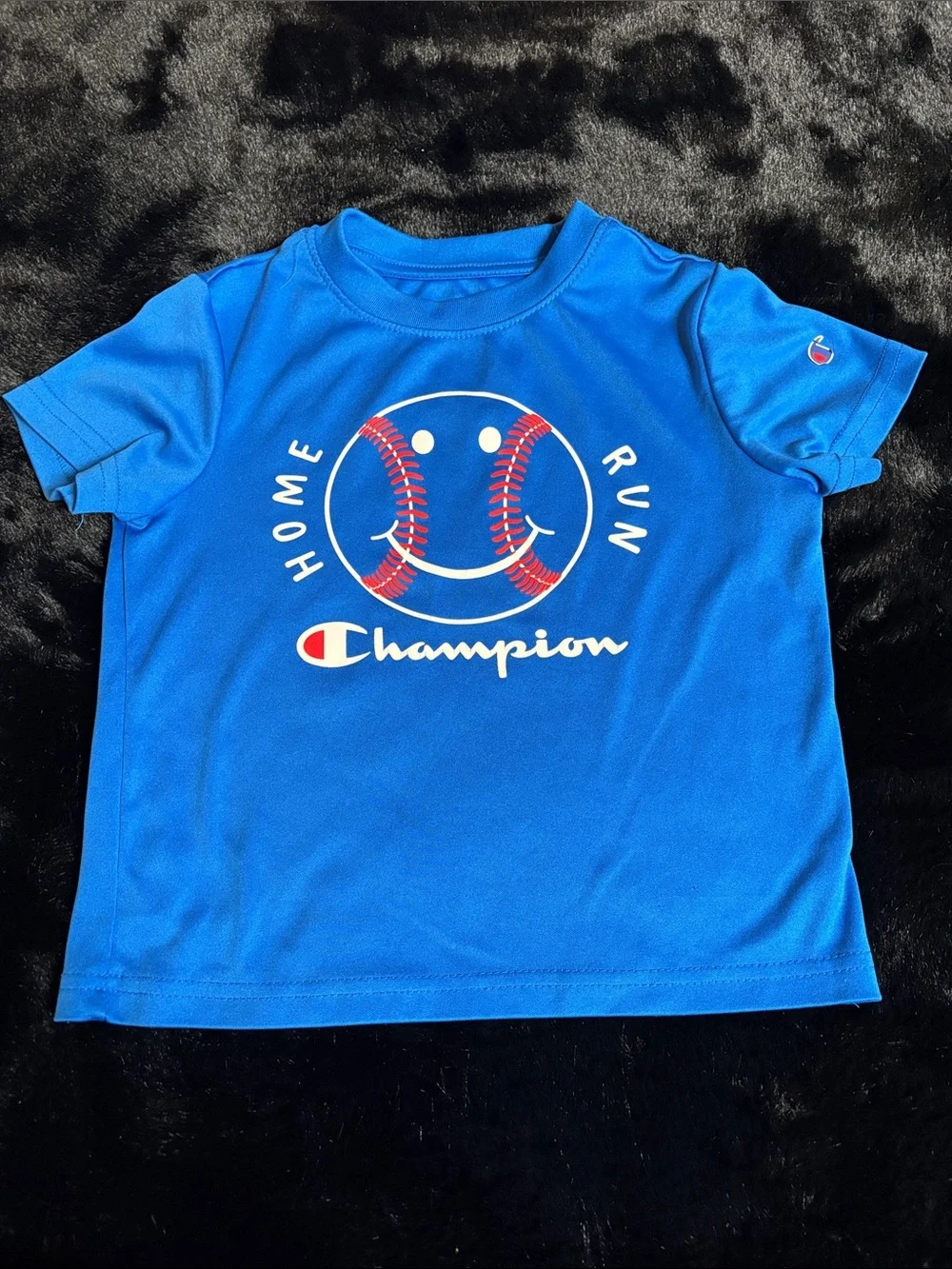 Champion Bright Blue Kids' Baseball Graphic Tee
